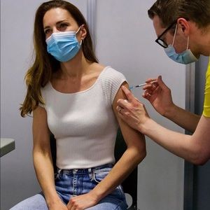 RARE - H&M Ribbed Off Shoulder Top ASO Royal